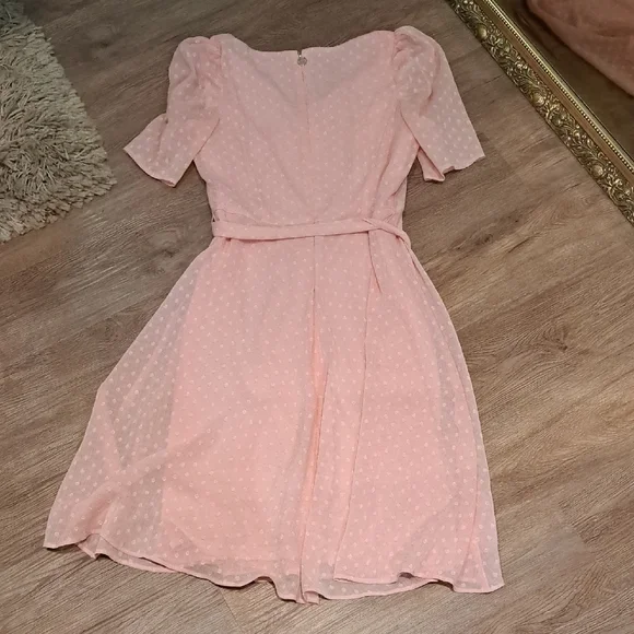 Tommy Hilfiger Light Pink Midi Dress - Picture 3 of 3